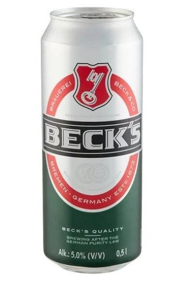 Becks 500ml DRS
