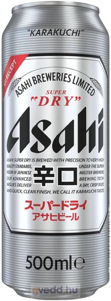 Asahi Super Dry 0.5L DRS